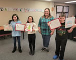 Image for Richmond Community Schools recognizes students for their Christmas card designs