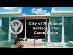 Image for City of Richmond Advisory Plan Commission Meeting of January 24, 2024