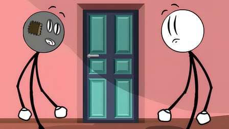 Stick Doors and Island