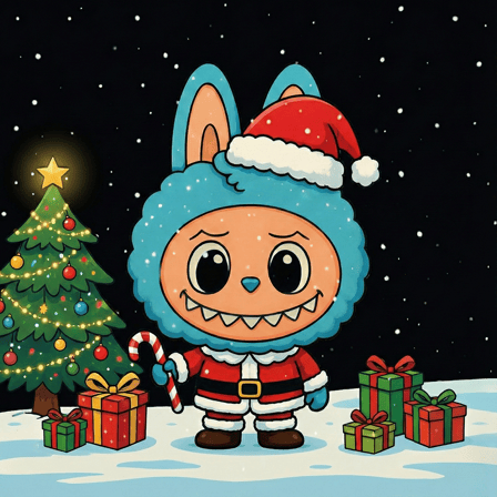 Winter Labubu Pacman Adventure 