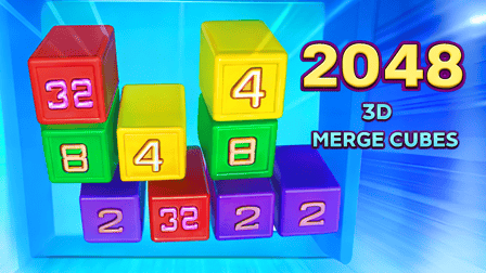 2048 3D: Merge Cubes