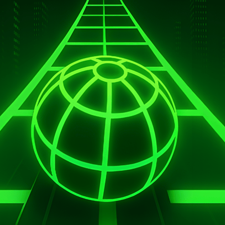 Neon Ball Slope