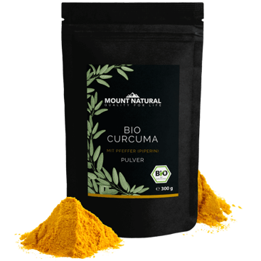 Mount Natural Bio Curcuma Pulver