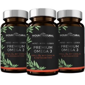 3 Dosen Premium Omega 3 Krill-Öl