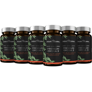 6 Dosen Premium Omega 3 Krill-Öl
