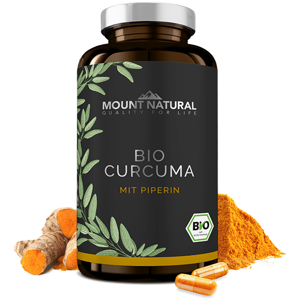 MOUNT NATURAL Produktbild Bio Curcuma mit Piperin