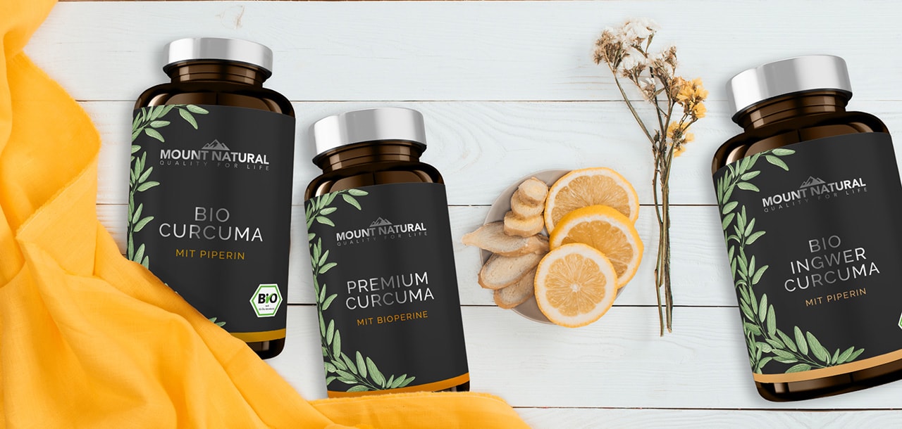 Mount Natural Curcuma Produkte