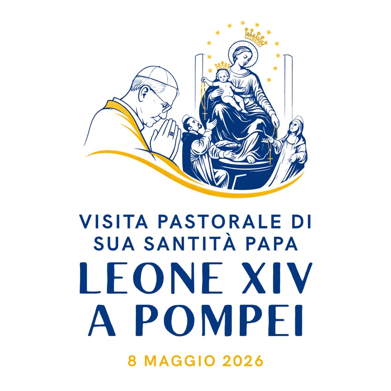Logo Visita Pastorale Papa Leone XIV a Pompei