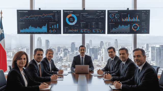 Ejecutivos en Chile usando tableros de IA para decisiones estratégicas