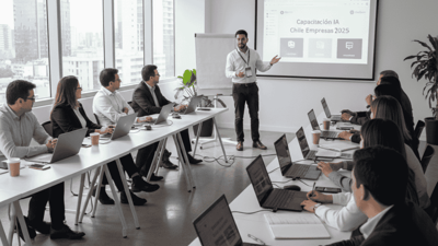 Capacitación IA Chile Empresas con instructores y profesionales en Santiago
