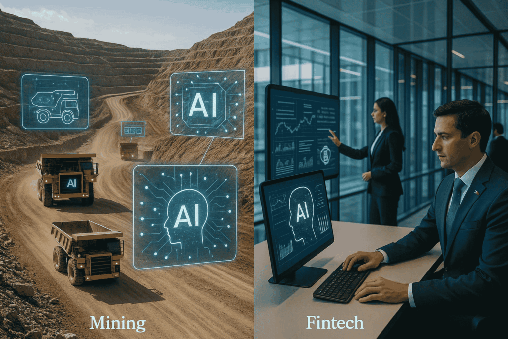 aplicaciones inteligencia artificial chile sectores mineria fintech transformacion