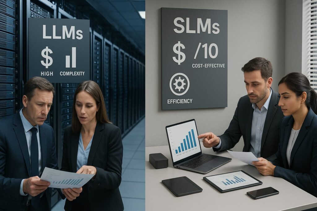 Casos éxito modelos de lenguaje pequeños Microsoft NoBroker implementación empresarial