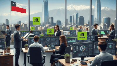 nvidia ia chile programas empresariales capacitación transformación digital