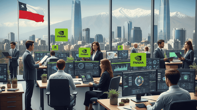 nvidia ia chile programas empresariales capacitación transformación digital