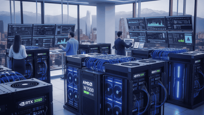 infraestructura ia chile hardware gpu amd nvidia datacenter corporativo profesionales tecnicos