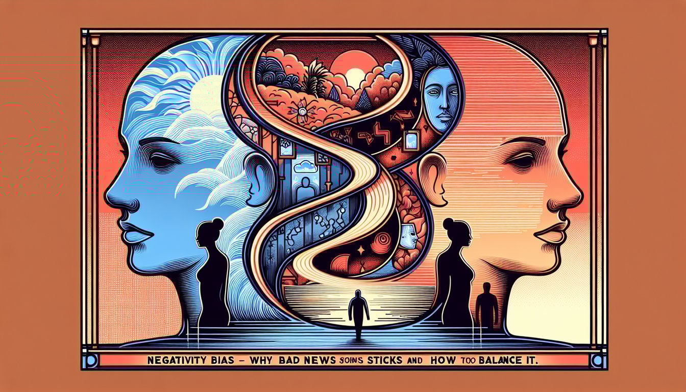 Research shows negativity bias affects how we process and share news, with negative information spreading faster due to stronger emotional responses.