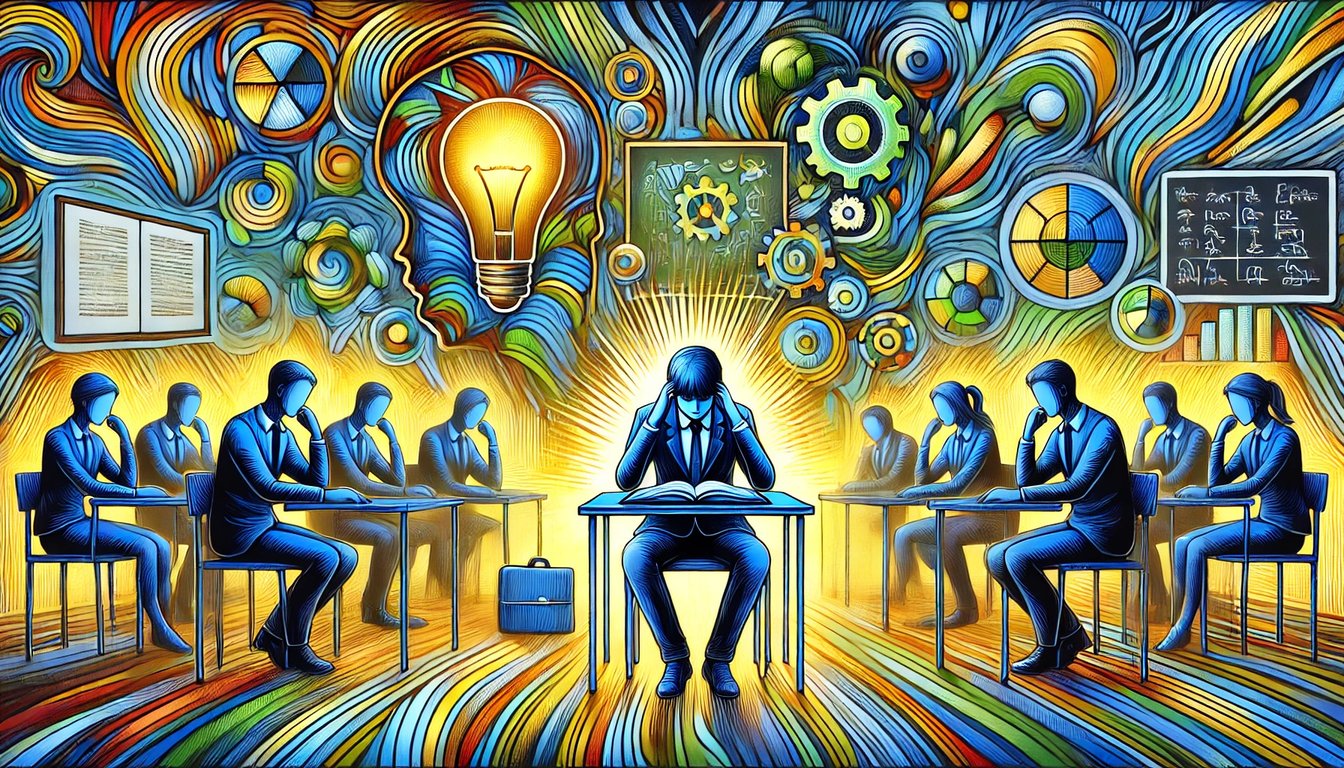 Students often underestimate themselves due to peers.