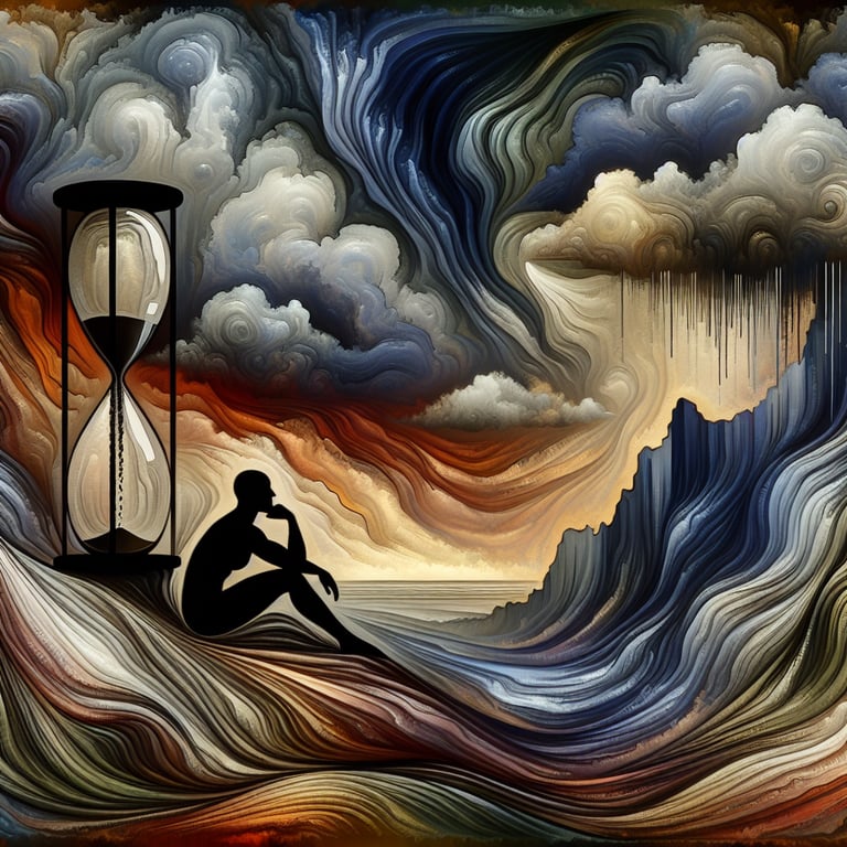 The intense fear or suspicion that characterizes phobias and paranoia can trigger a profound sense of impending doom.