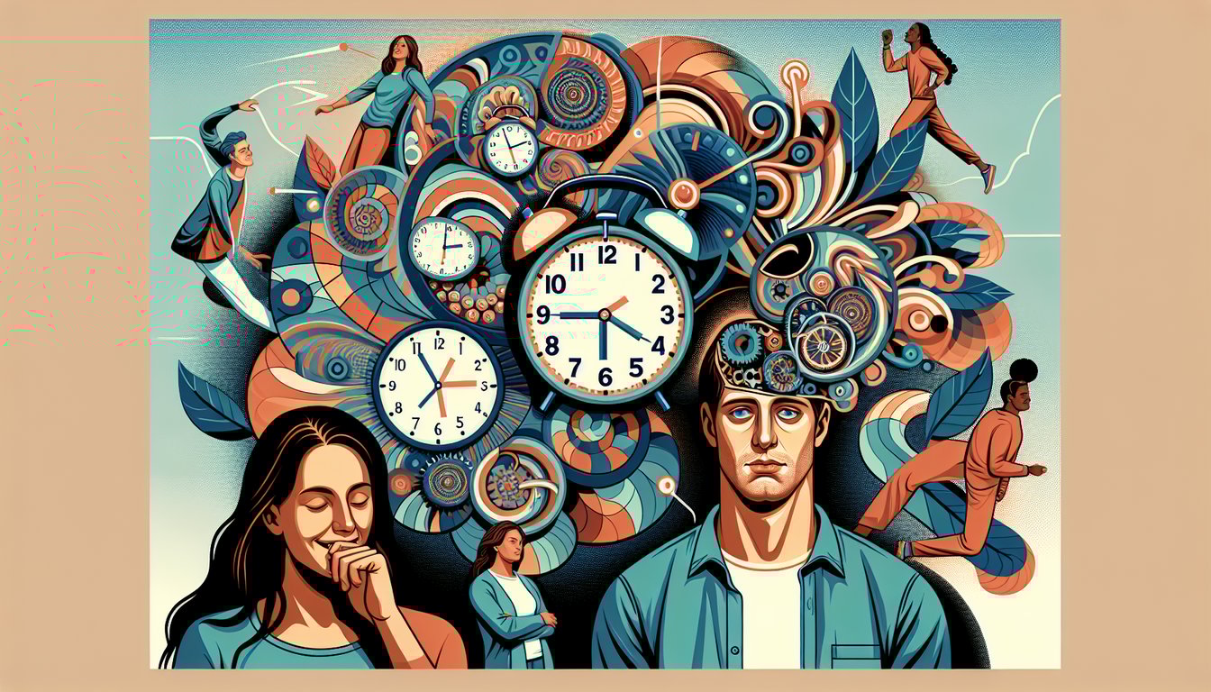 The impact of social jetlag on mood and cognitive performance, likened to driving with conflicting signals.