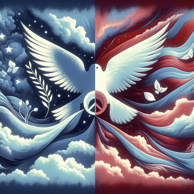 Image depicting a powerful emotional display of national pride.