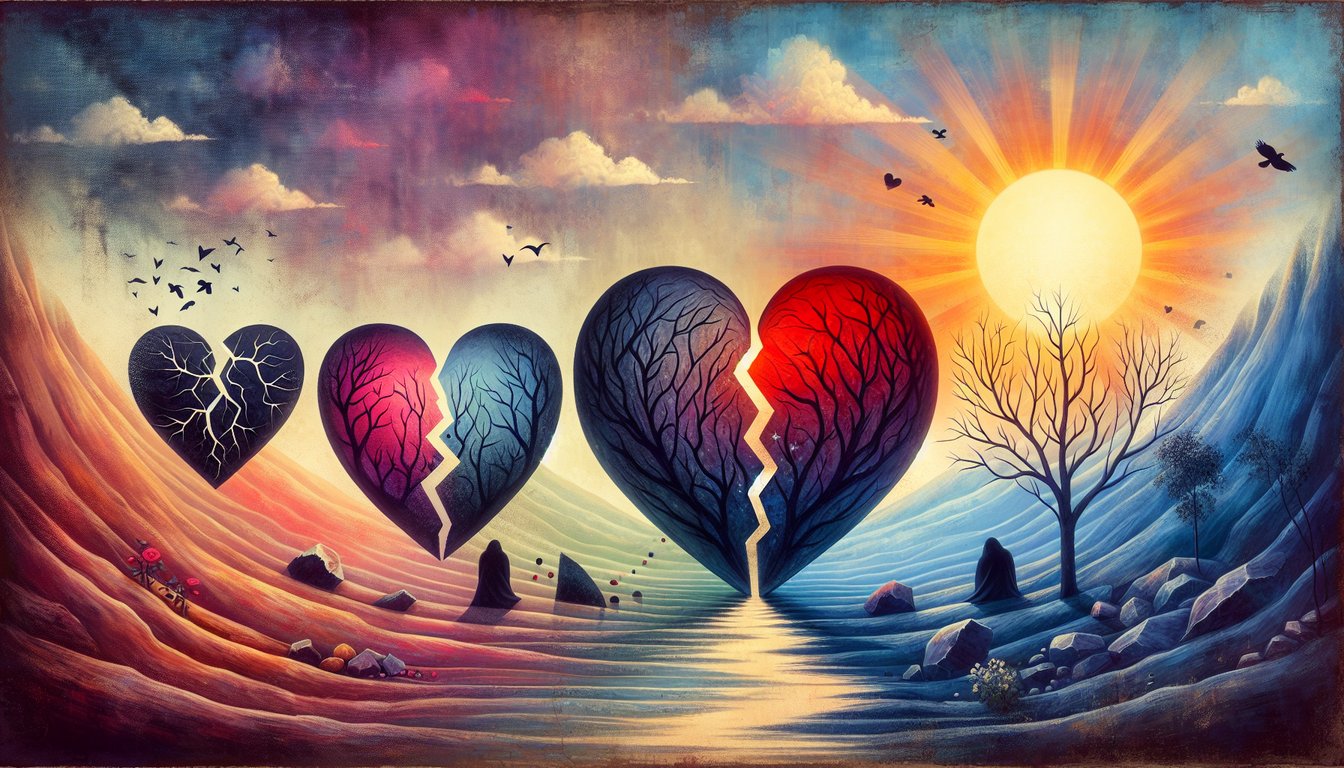 Discover how the brain's response to emotional pain during heartbreak mirrors physical pain, highlighting the complex physiological processes involved.