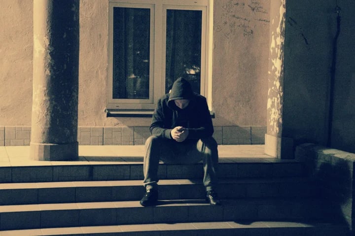 Embracing the Shadows: A Man's Journey Through the Depths of Sadness and Solitude.