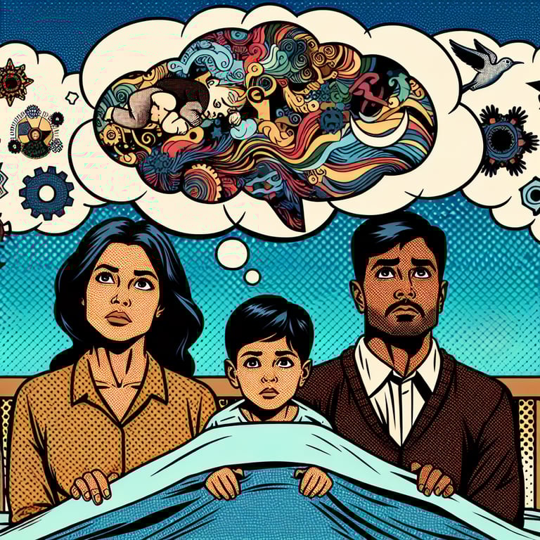 Exploring the mental and emotional impact of co-sleeping on children and family dynamics.