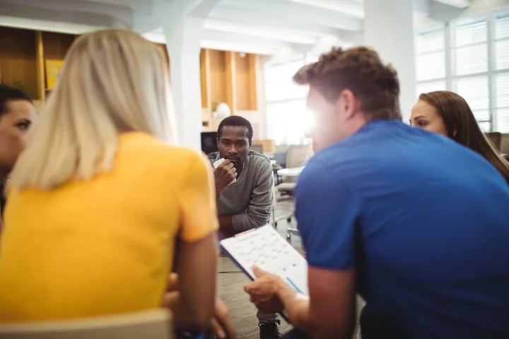 Visual representation of academic imposter syndrome caused by the Next In Line Effect, highlighting the impact on self-esteem and academic performance. 