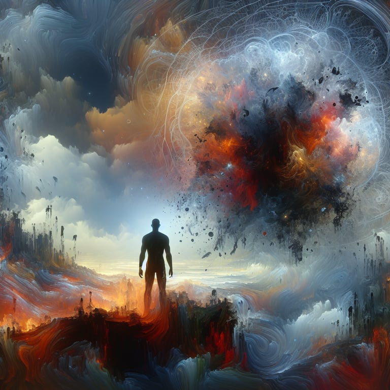 Illustration of the psychological roots of hyper independence, highlighting its development as a subconscious response to childhood trauma.