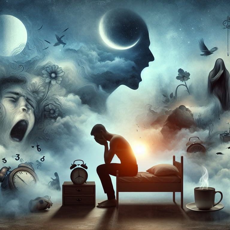 Caption 1: Understanding sleep inertia and its impact on morning grogginess can help improve cognitive performance and mood upon waking.