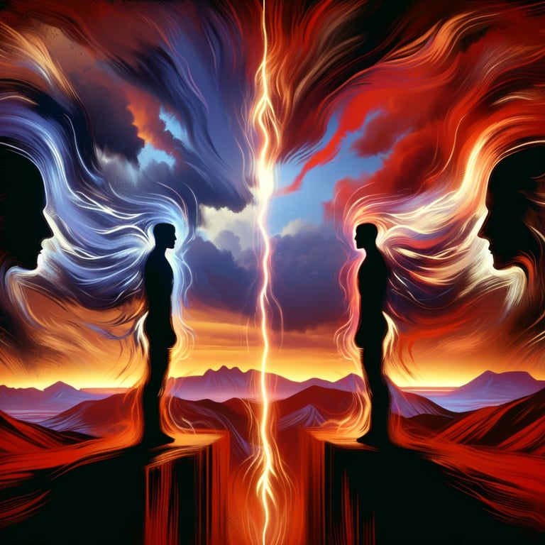 Image of mirror neurons in the brain, explaining their role in the psychology of provocation and emotional response.