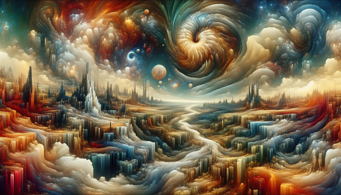 An artistic representation of symbolic imagery in fever dreams, showcasing how personal experiences influence dream narratives.