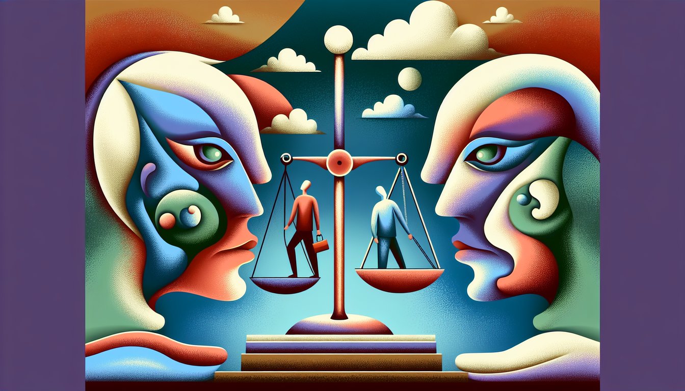 Illustration of a case study demonstrating countertransference in action, where a therapist identifies and manages their own unresolved grief to better support a grieving client.
