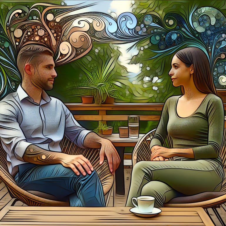 Caption 1: Understanding the science of communication involves recognizing the vital role of nonverbal cues like body language and tone of voice in conversations.