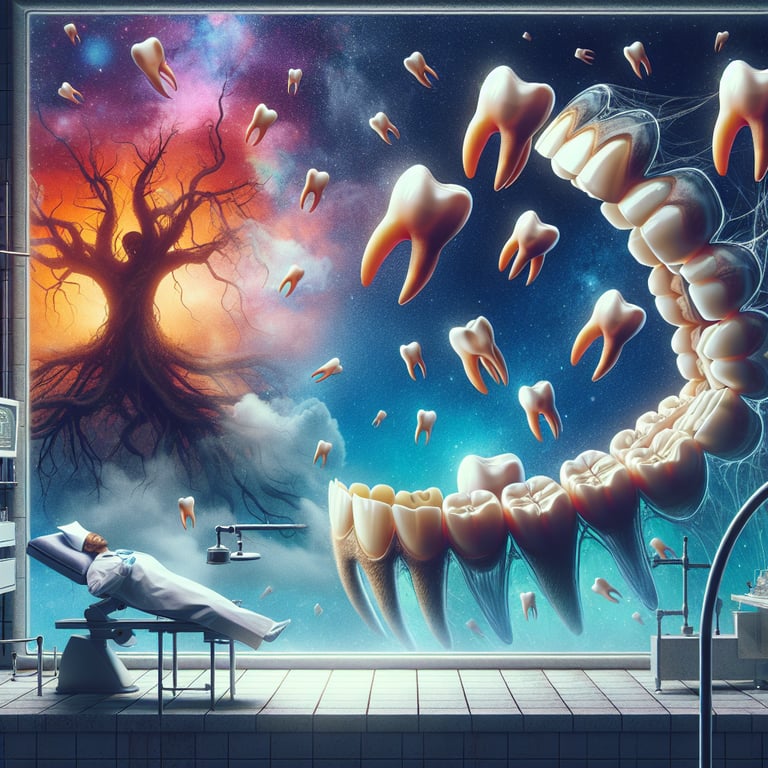 Teeth falling out dreams can symbolize feelings of powerlessness or significant life transitions, reflecting emotional states.