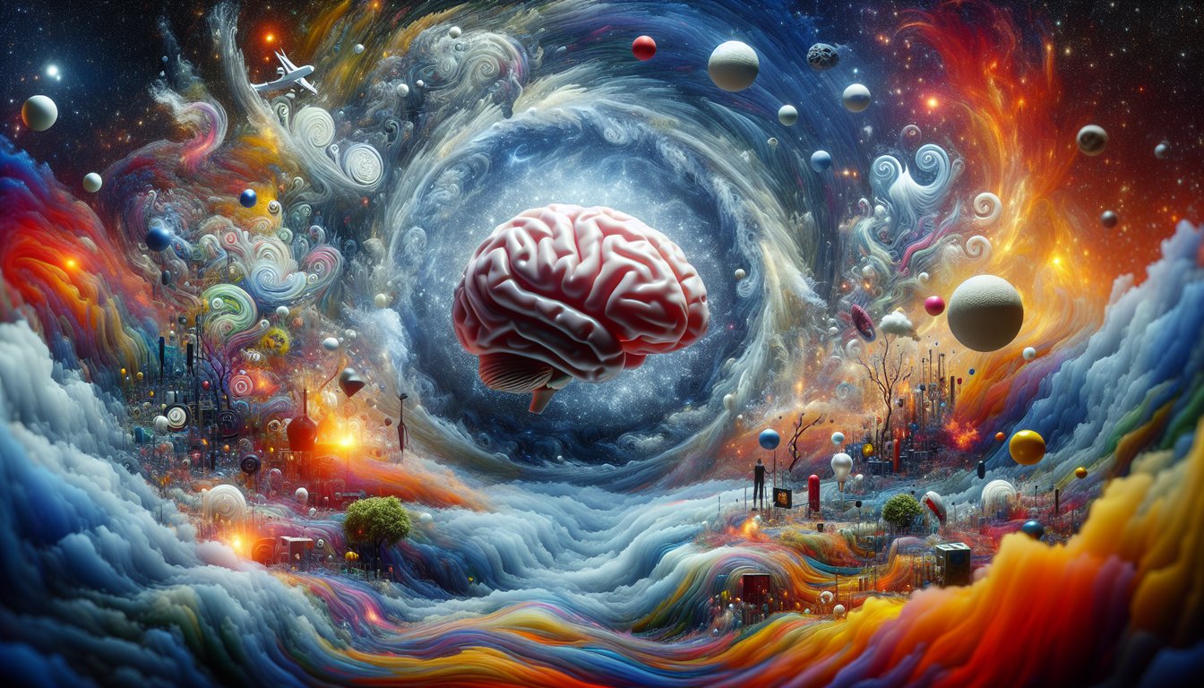 A conceptual image illustrating the potential therapeutic value of fever dreams in uncovering subconscious fears and anxieties.