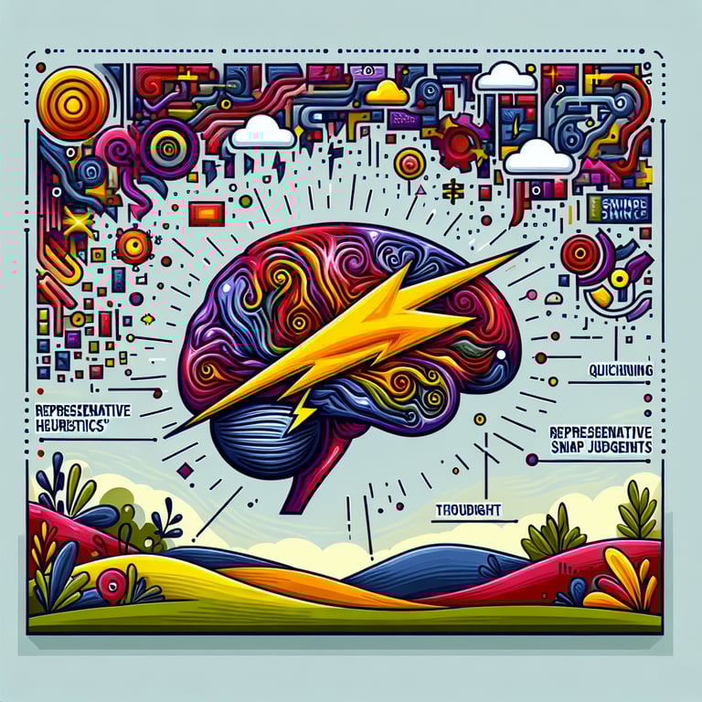 The impact of the representative heuristic on mental health shows how self-perception and societal stereotypes can lead to limiting beliefs and stigmatization.