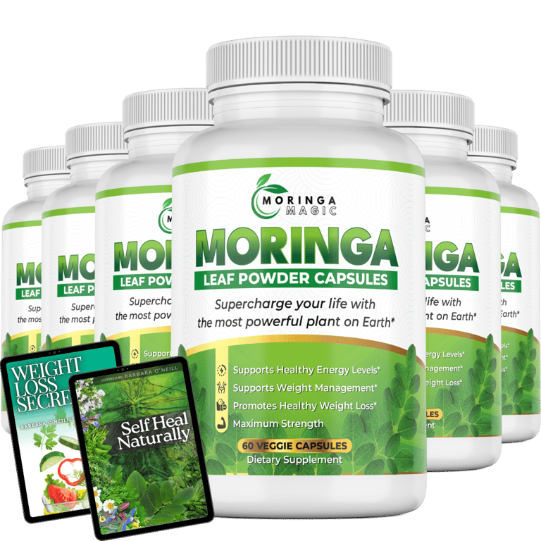 6 Bottles of Moringa Magic + 2 Free Ebooks
