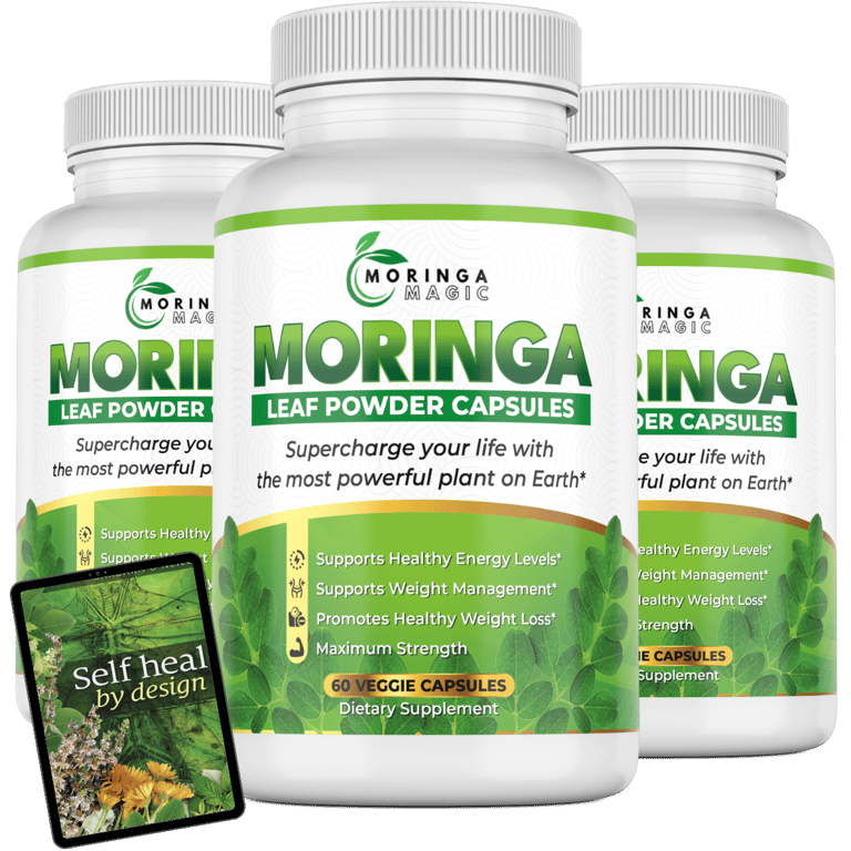3 Bottles of Moringa Magic + Free Ebook