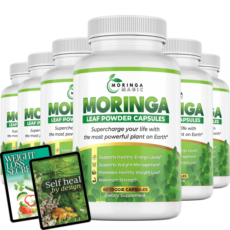6 Bottles of Moringa Magic + 2 Free Ebooks