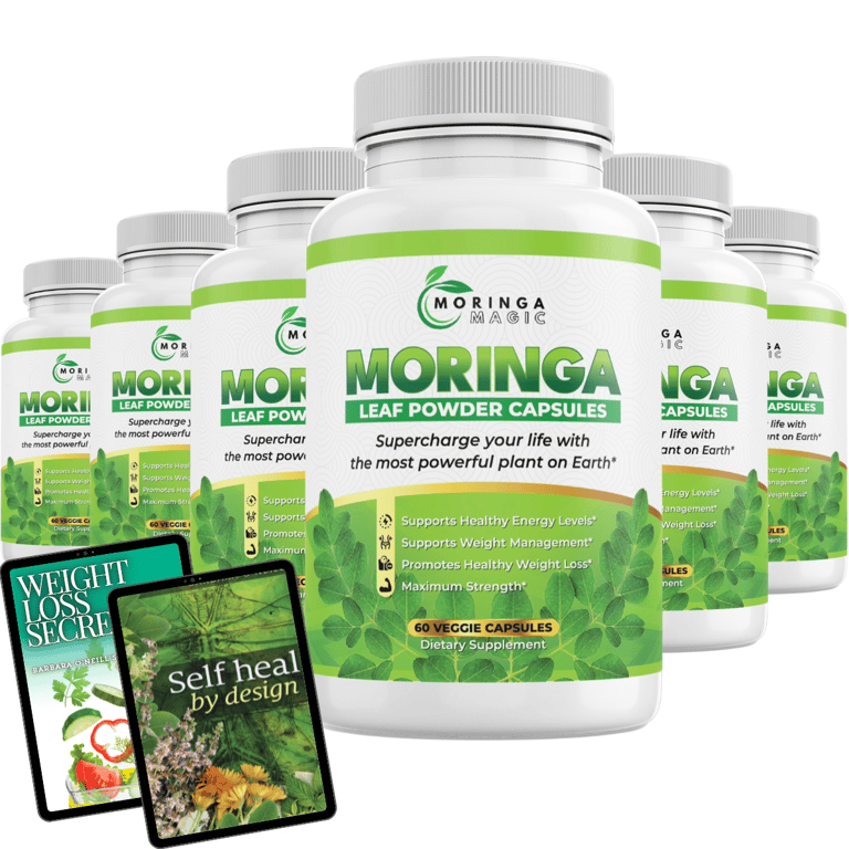 6 Bottles of Moringa Magic + 2 Free Ebooks