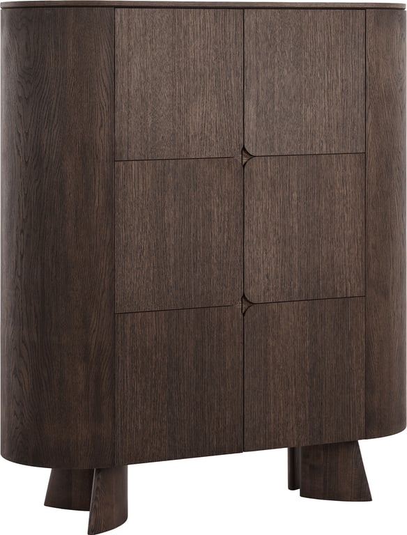 120 x 45 H140 cm, mocca oljet