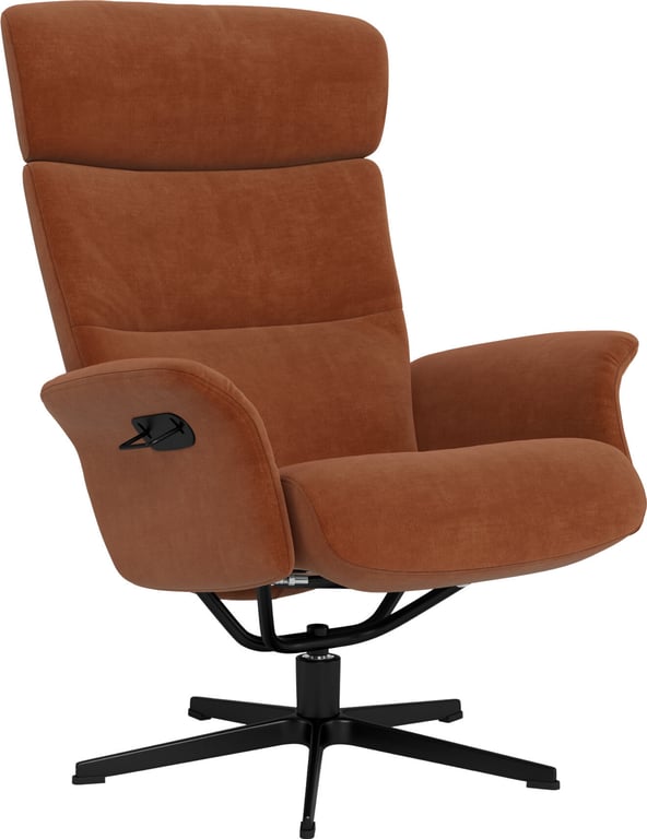 $Bilde av Conform Master hvilestol classic (svingfot svart alu std, tekstil Velvety 1456-64 Bronze)