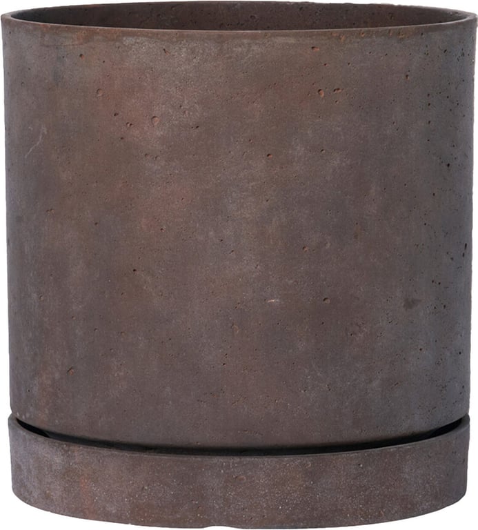 Utendørs potte Brown Stor D42 H42