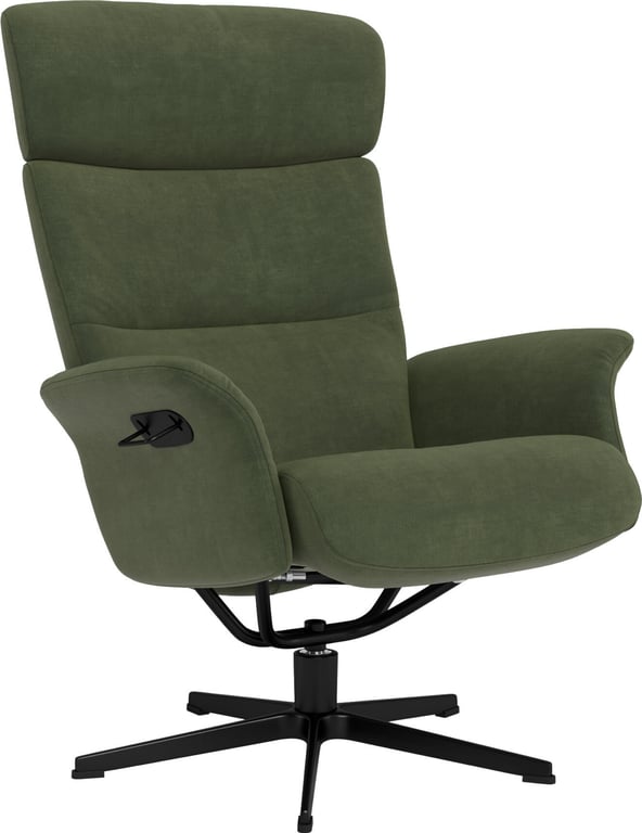 $Bilde av Conform Master hvilestol classic (svingfot svart alu std, tekstil Velvety 1456-22 Green)