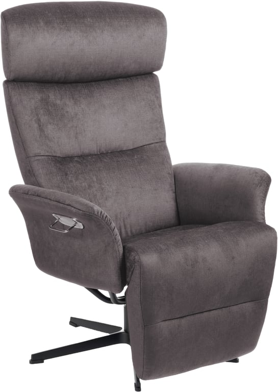 Bilde av Conform Master recliner (svingfot alu svart stoff Mito 1515-79 Antracite)
