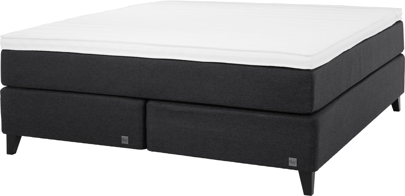 Tekstil Dovre kull, medium/fast liggekomfort, med Odel 35 overmadrass