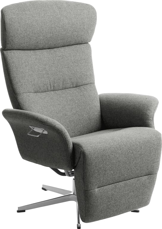 Bilde av Conform Master recliner (svingfot alu stoff Sheford 1383-72 light grey)