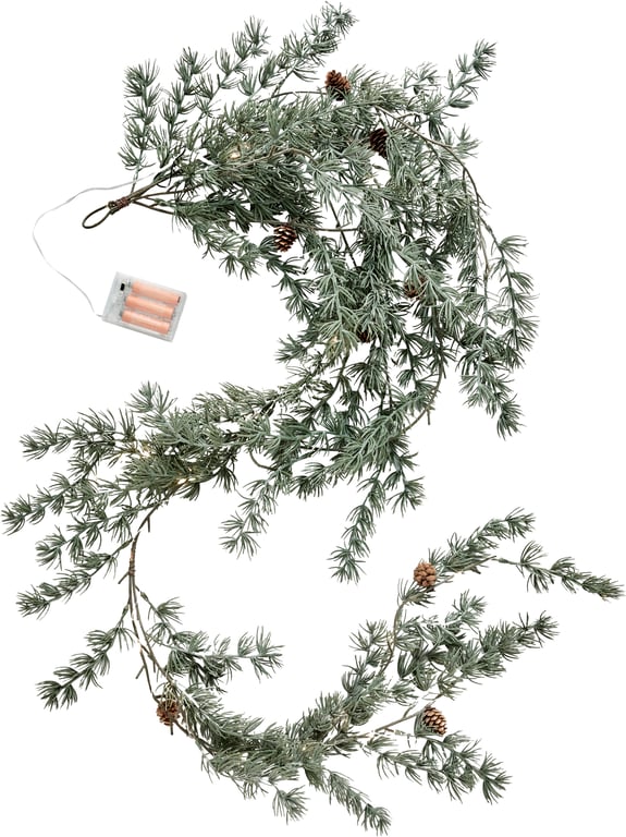 Bilde av Cedille girlander (m/LED, lengde 153cm, grønn)