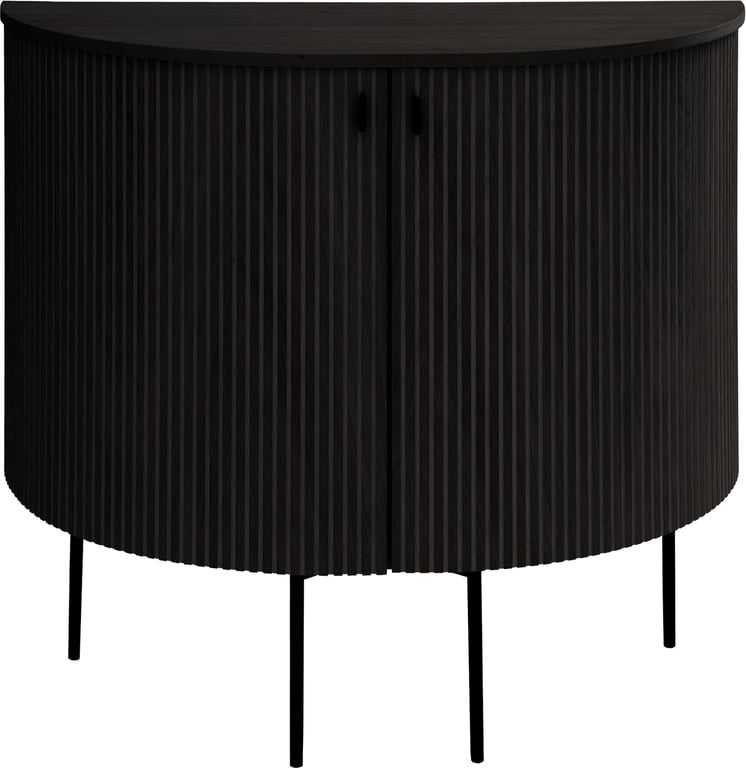 90 x 40, H 83 cm, svartlakkert